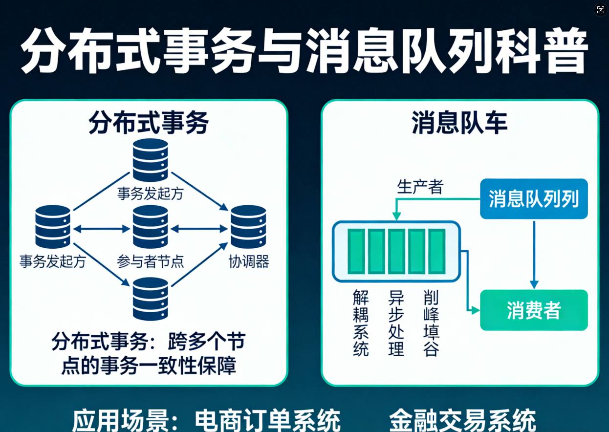 什么是分布式事務(wù)、消息隊(duì)列，現(xiàn)在就用王奶奶都聽得懂的大白話給你講清楚